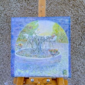 картина Отдых у фонтана